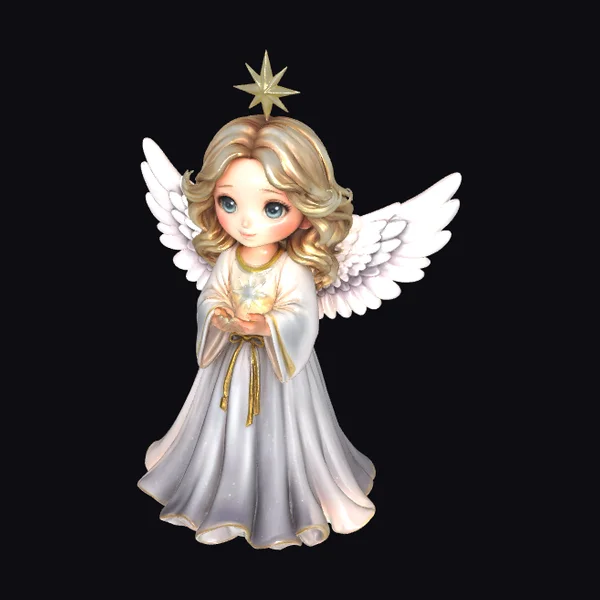 Little Angelic Star Girl