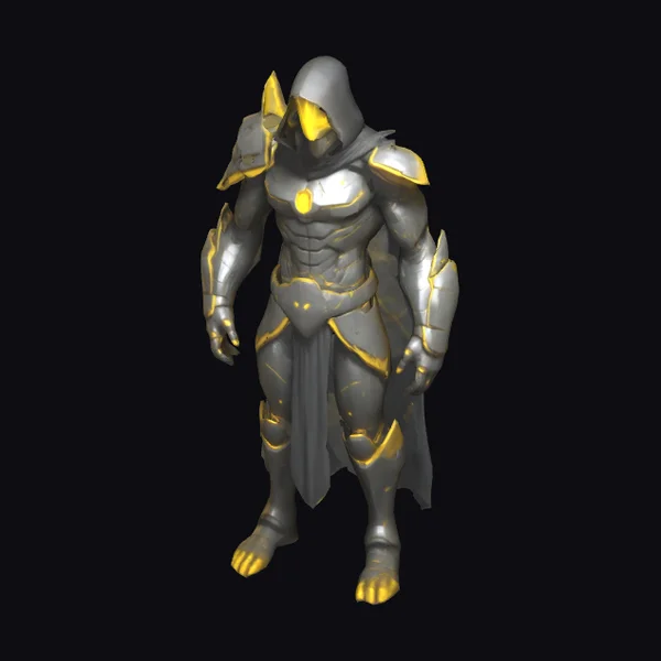 Armored Hooded Figure