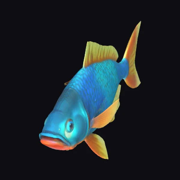 Glowing Blue Fish