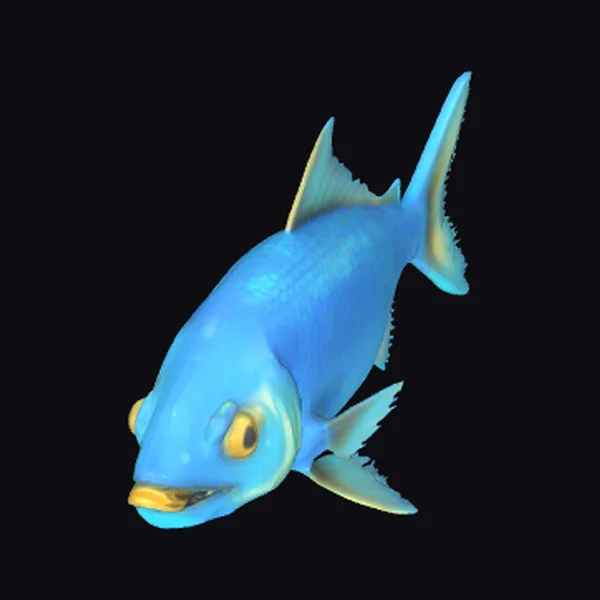 Glowing Blue Fish