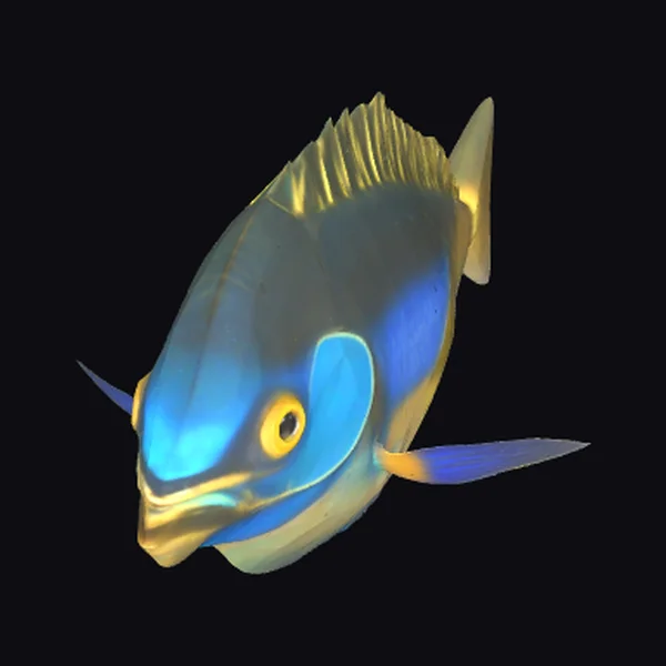 Glowing Blue Fish