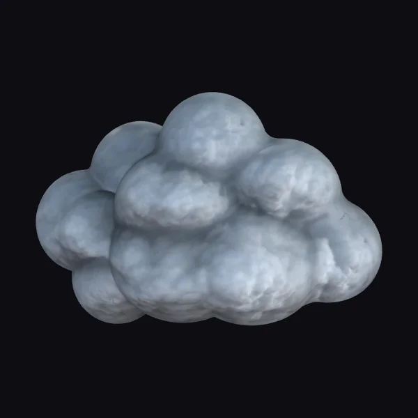 Soft Gray Storm Cloud
