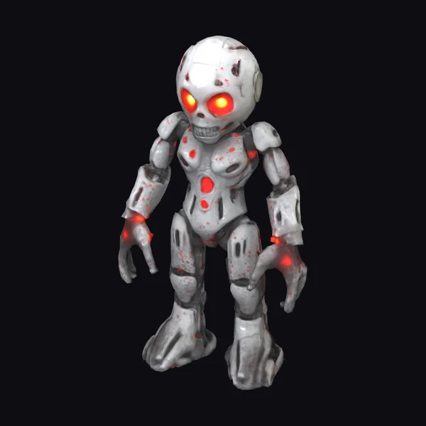 Corrupted Humanoid Robot