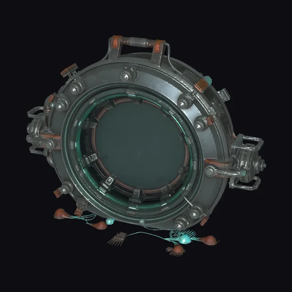 Corroded Submarine Hatch Door