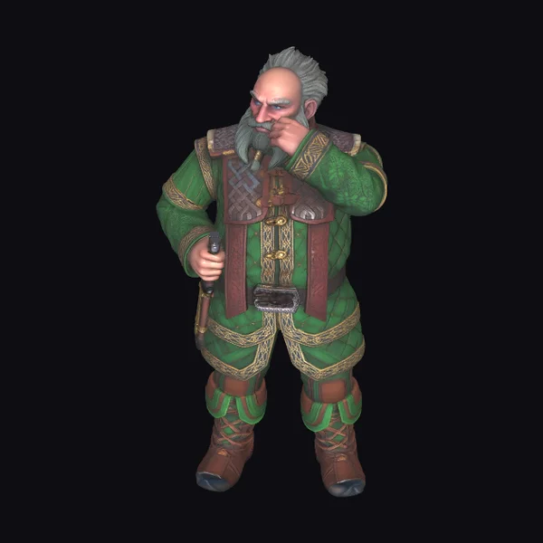 Elderly Dwarf Warrior