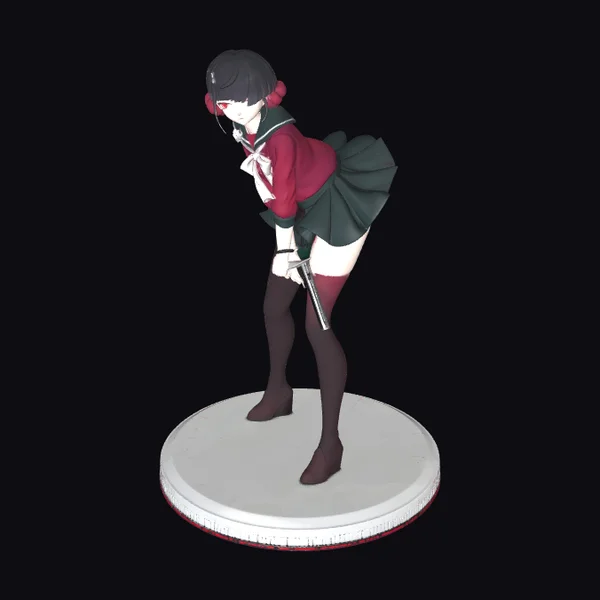 Anime Girl with Sword