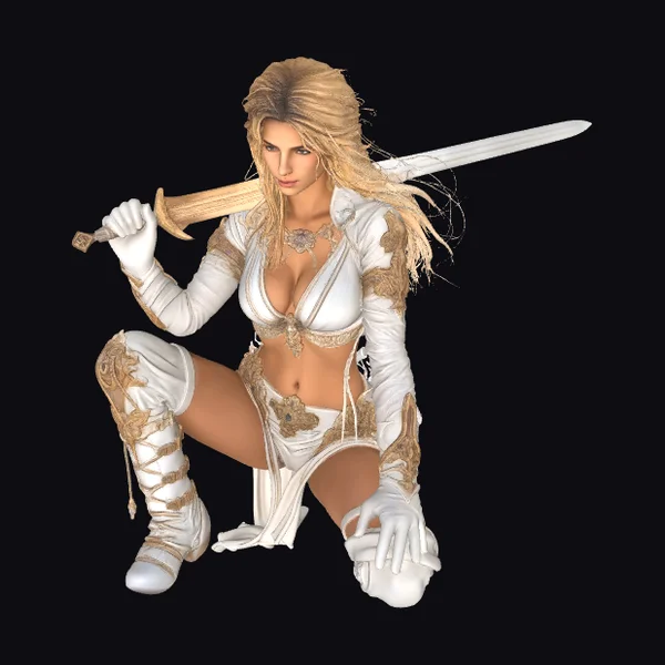 Warrior Woman with Sword