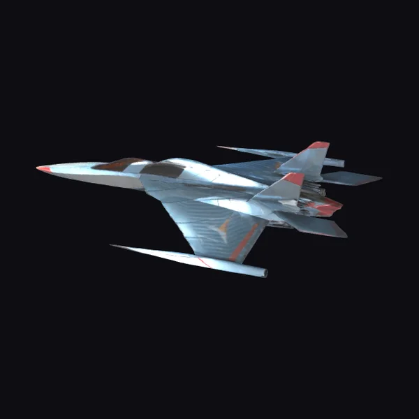 Aerodynamic Fighter Jet