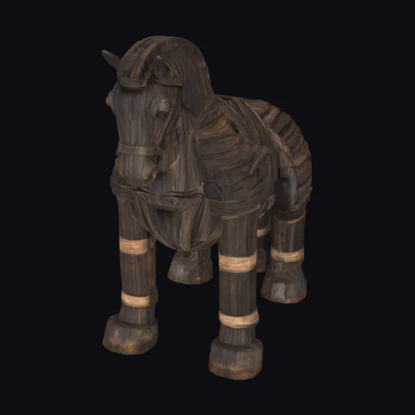 Ancient Wooden Trojan Horse