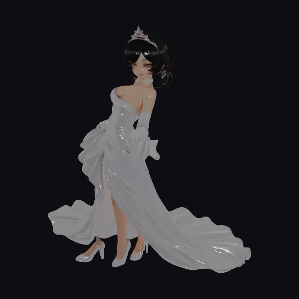 Anime Bride in White