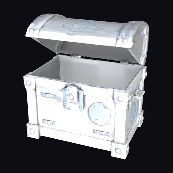 Silver Treasure Chest