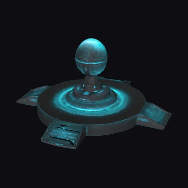 Futuristic AI Altar