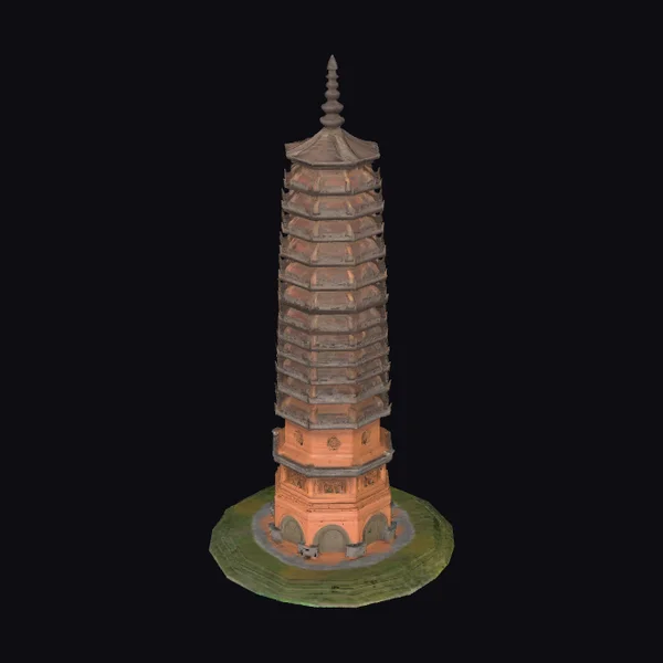 Asian Pagoda Tower