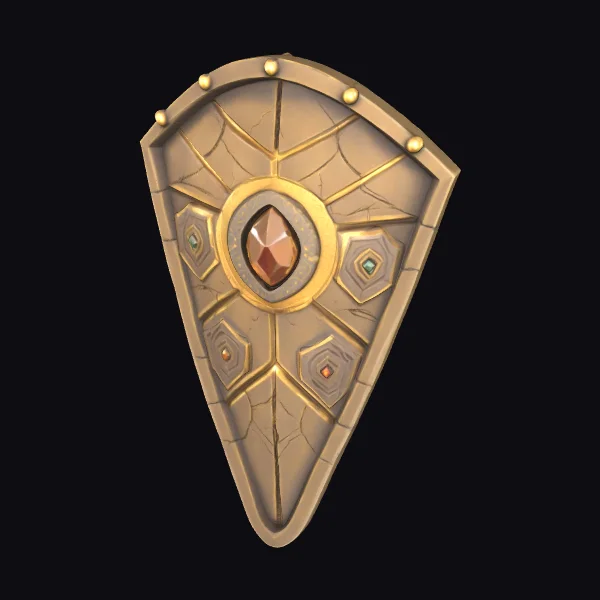 Ancient Bronze Shield