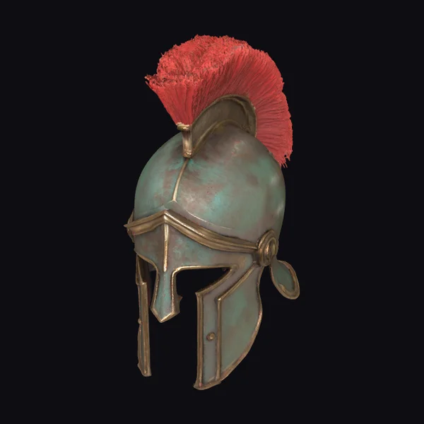 Ancient Spartan Bronze Helmet
