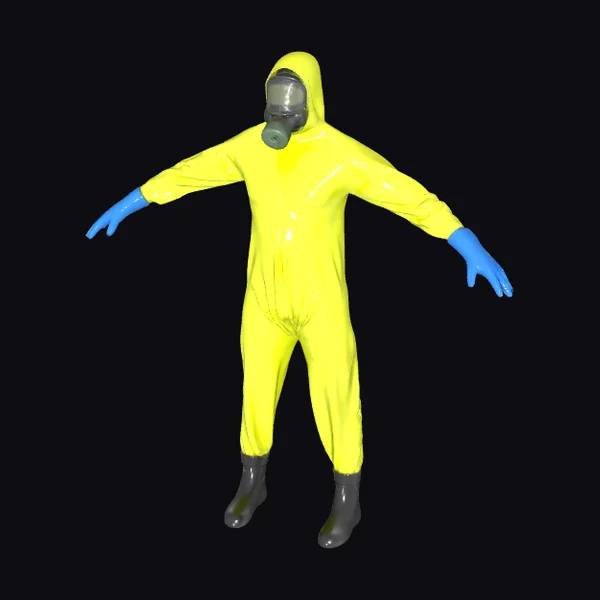 Yellow Hazmat Suit