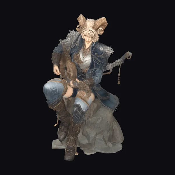 Warrior Bard with Lute