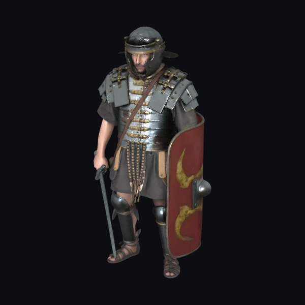 Ancient Roman Centurion Warrior