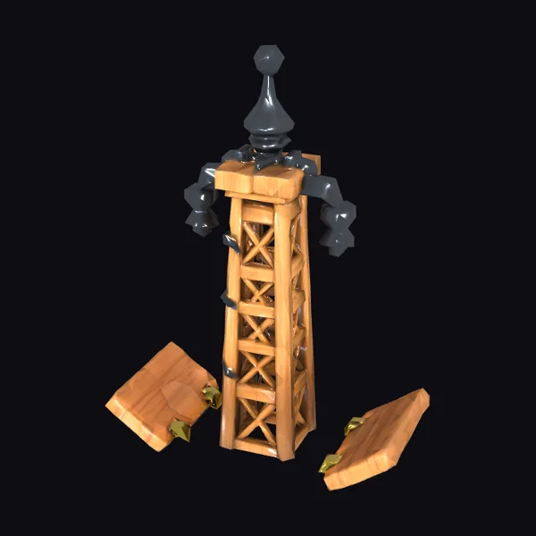 Wooden Tower Structure