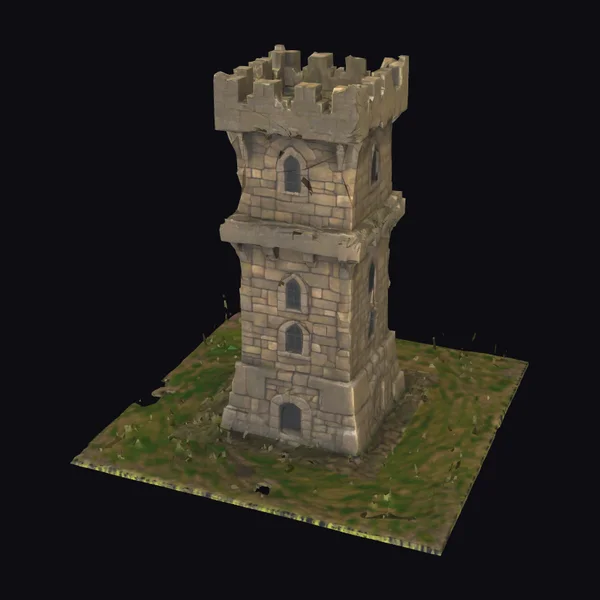 Ancient Stone Keep Tower