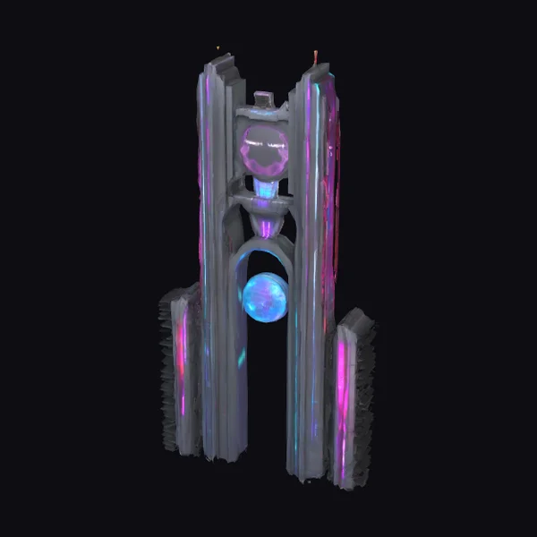 Neon Cyberpunk Archway