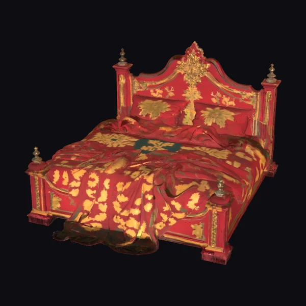 Luxurious Medieval Bed
