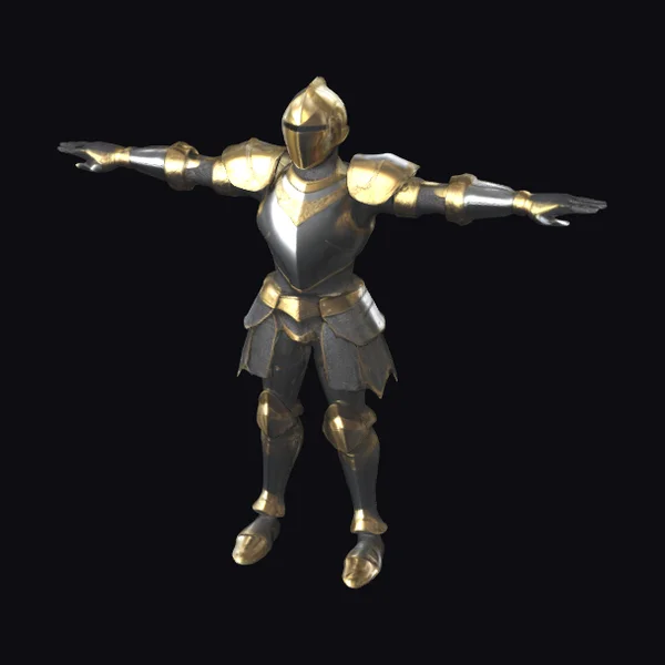 Cyberpunk Knight Armor