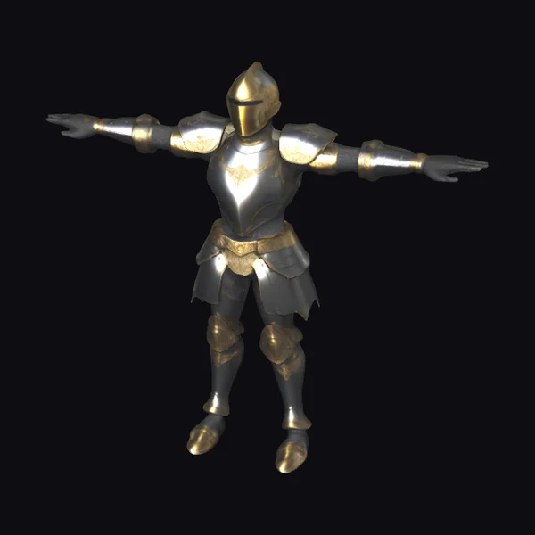 Cyberpunk Knight Armor