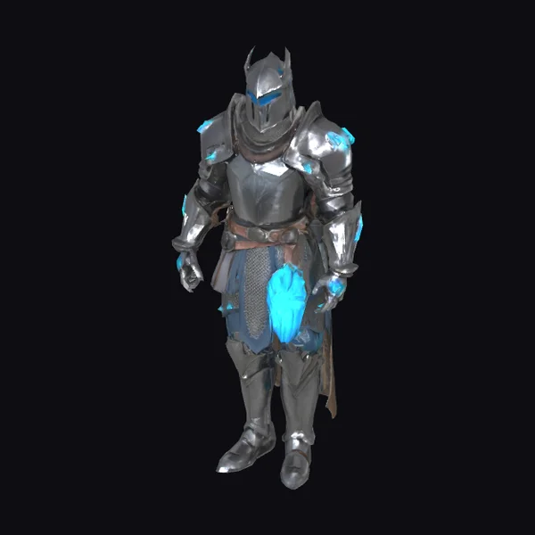 Glowing Dark Plate Armor
