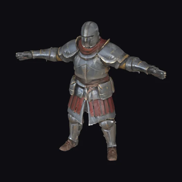 Armored Knight Standing Tall