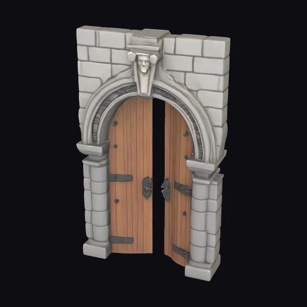 Medieval Open Gate