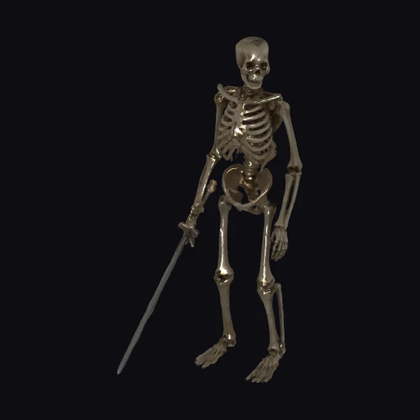 Standing Skeleton Warrior
