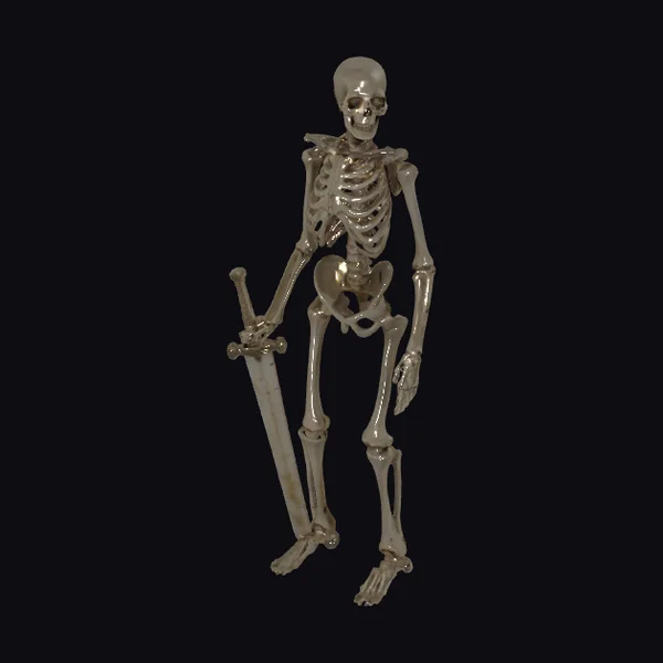 Standing Skeleton with Sword