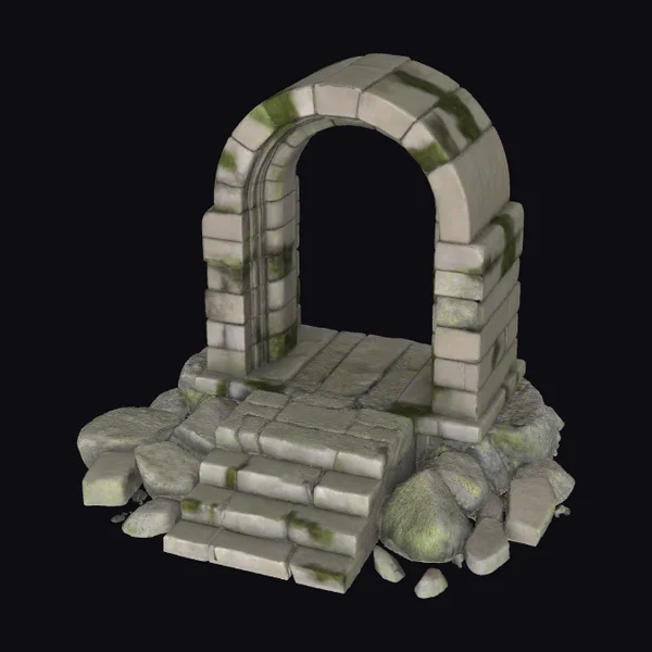 Ancient Stone Archway Ruin