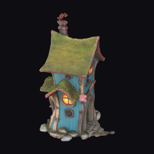 Whimsical Crooked Wizard Hut