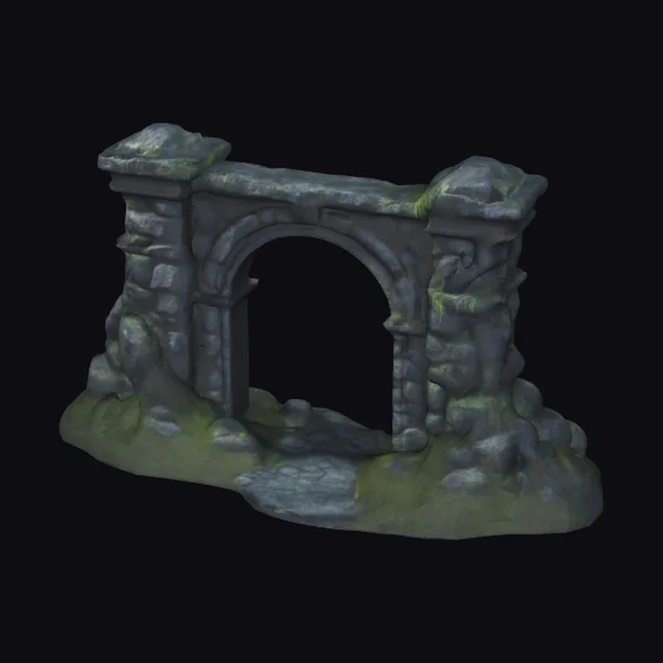 Dark Fantasy Stone Archway