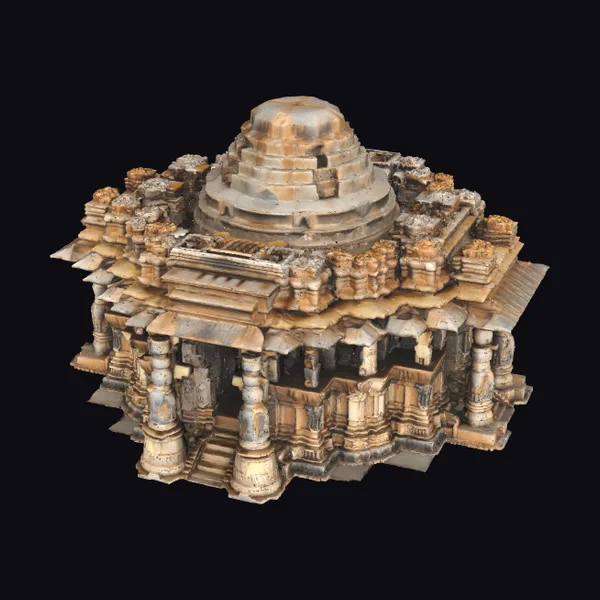 Ancient Stone Temple Structure