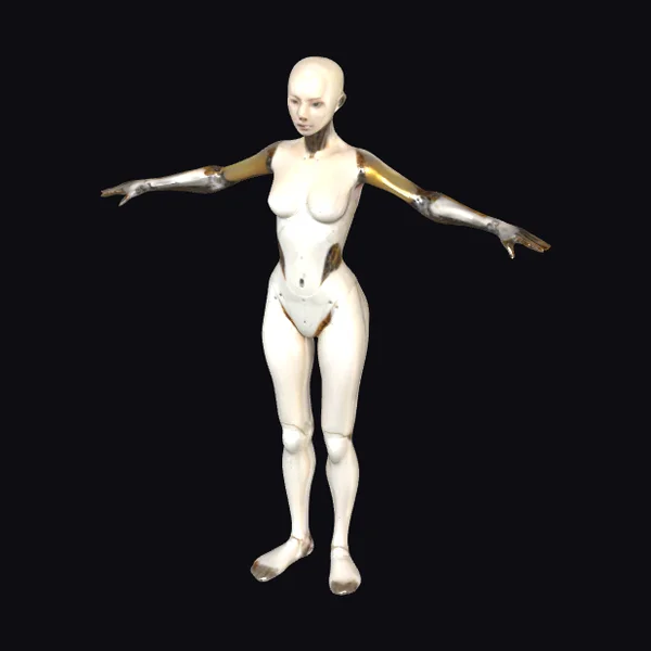 Female Android Body