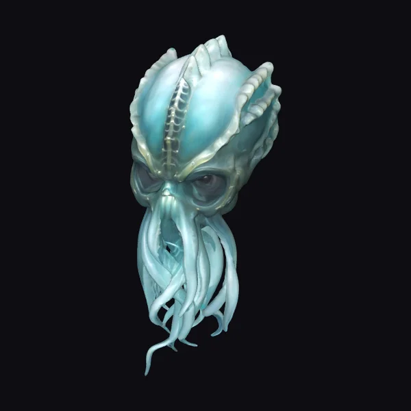 Aquatic Alien Head
