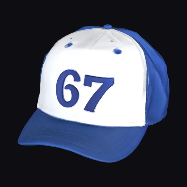 Baseball Cap with Number