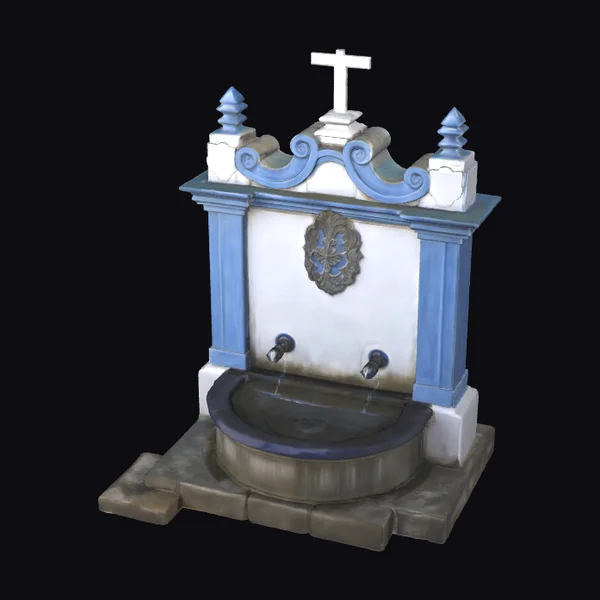 Colonial Fountain Structure