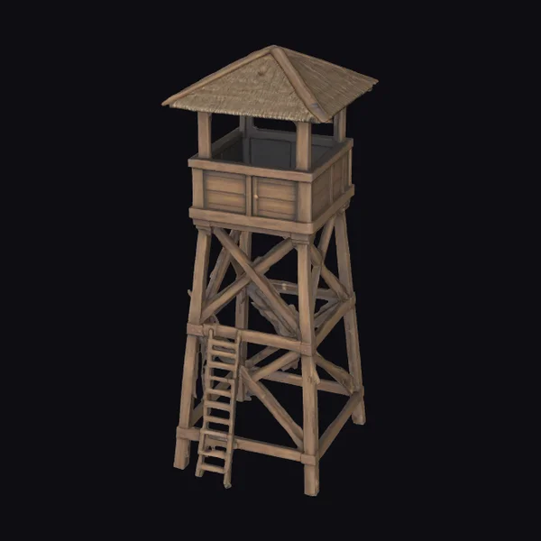 Wooden Watchtower Structure