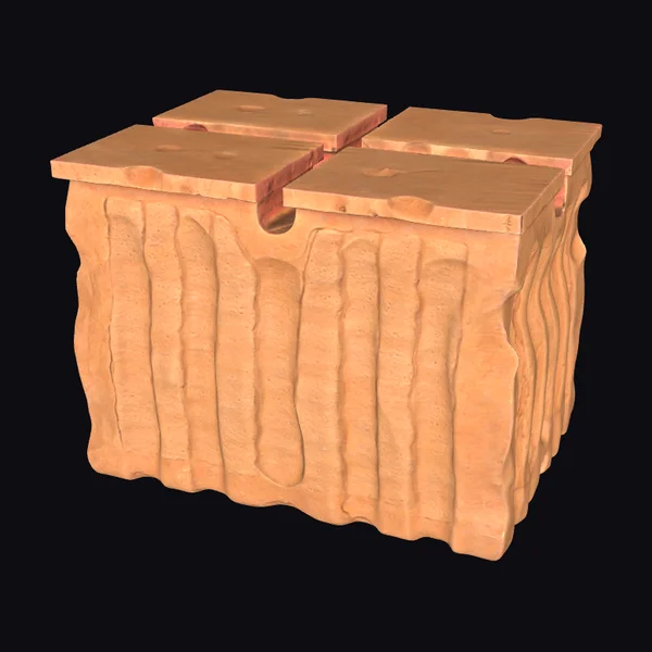 Modular Sandstone Rib Segment