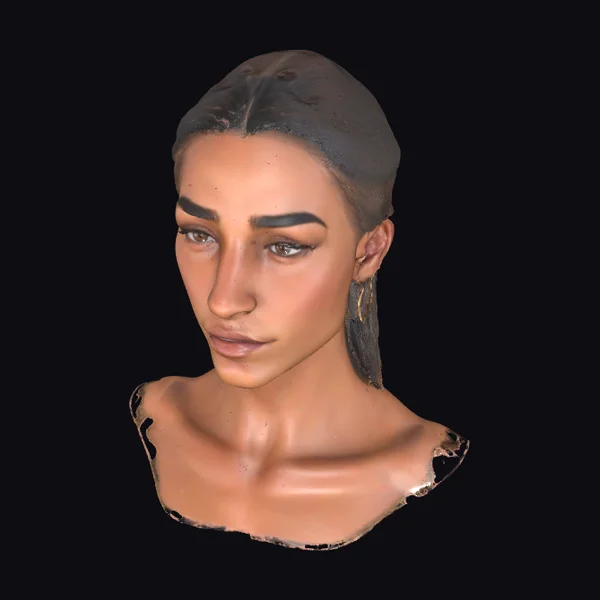 Tanned Female Bust