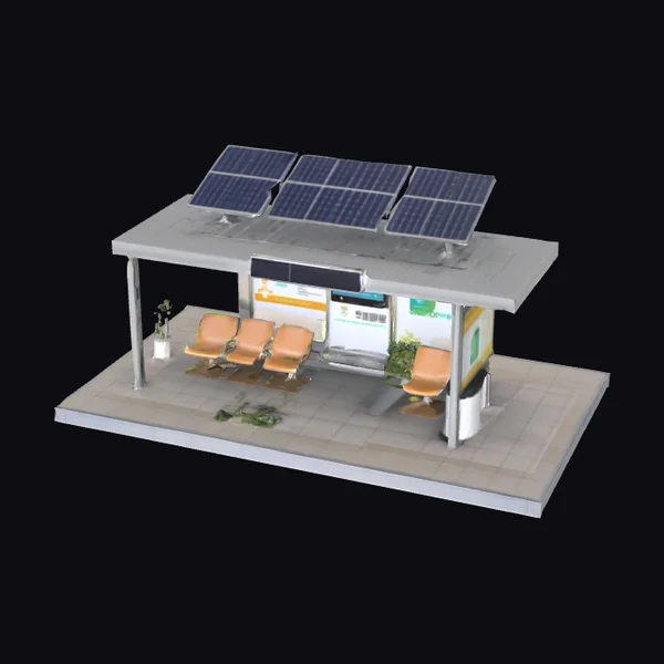 Modern Solar Bus Stop
