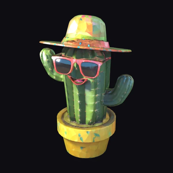 Cactus in Sunglasses