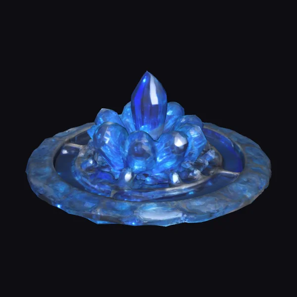 Blue Crystal Energy Source