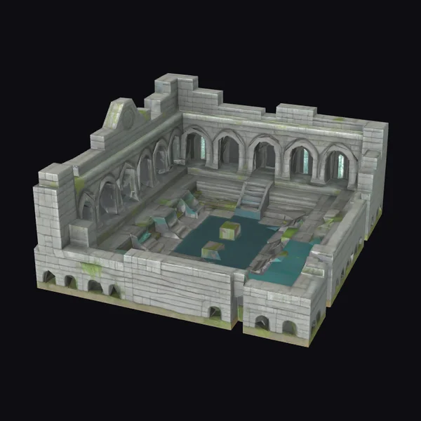 Ancient Stone Temple Ruin