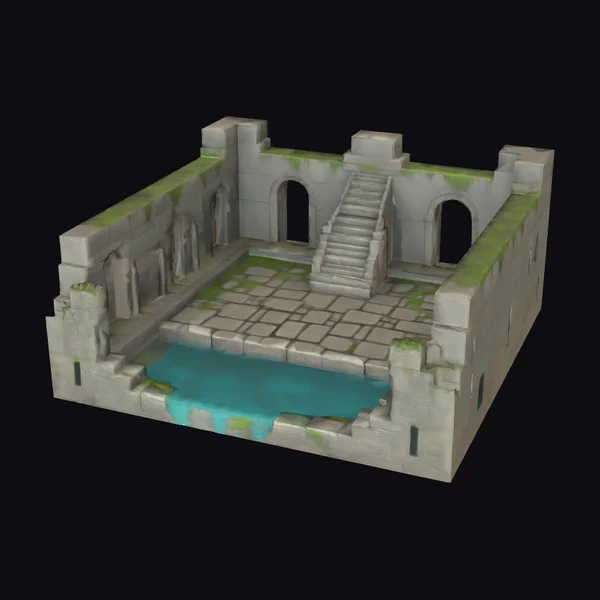 Ancient Stone Temple Ruin