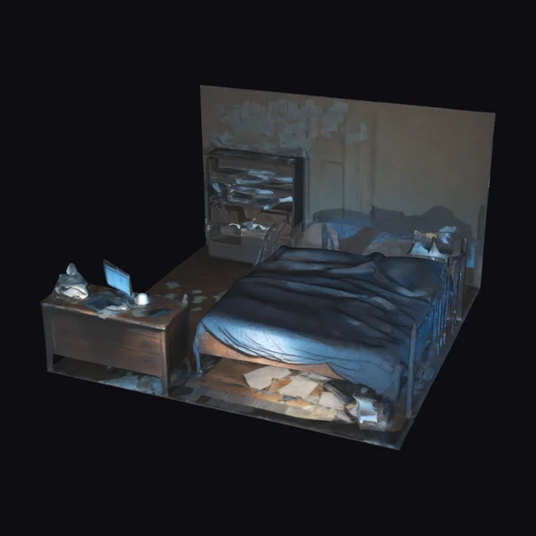 Abandoned Bedroom Interior